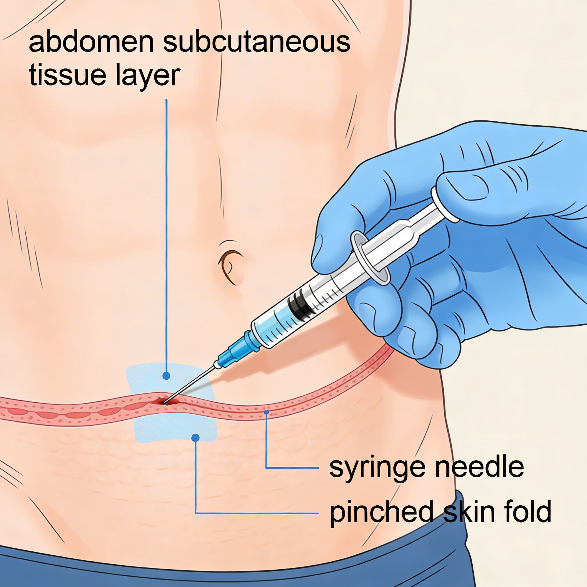 Guide injection sous-cutanée, technique et zones d'injection