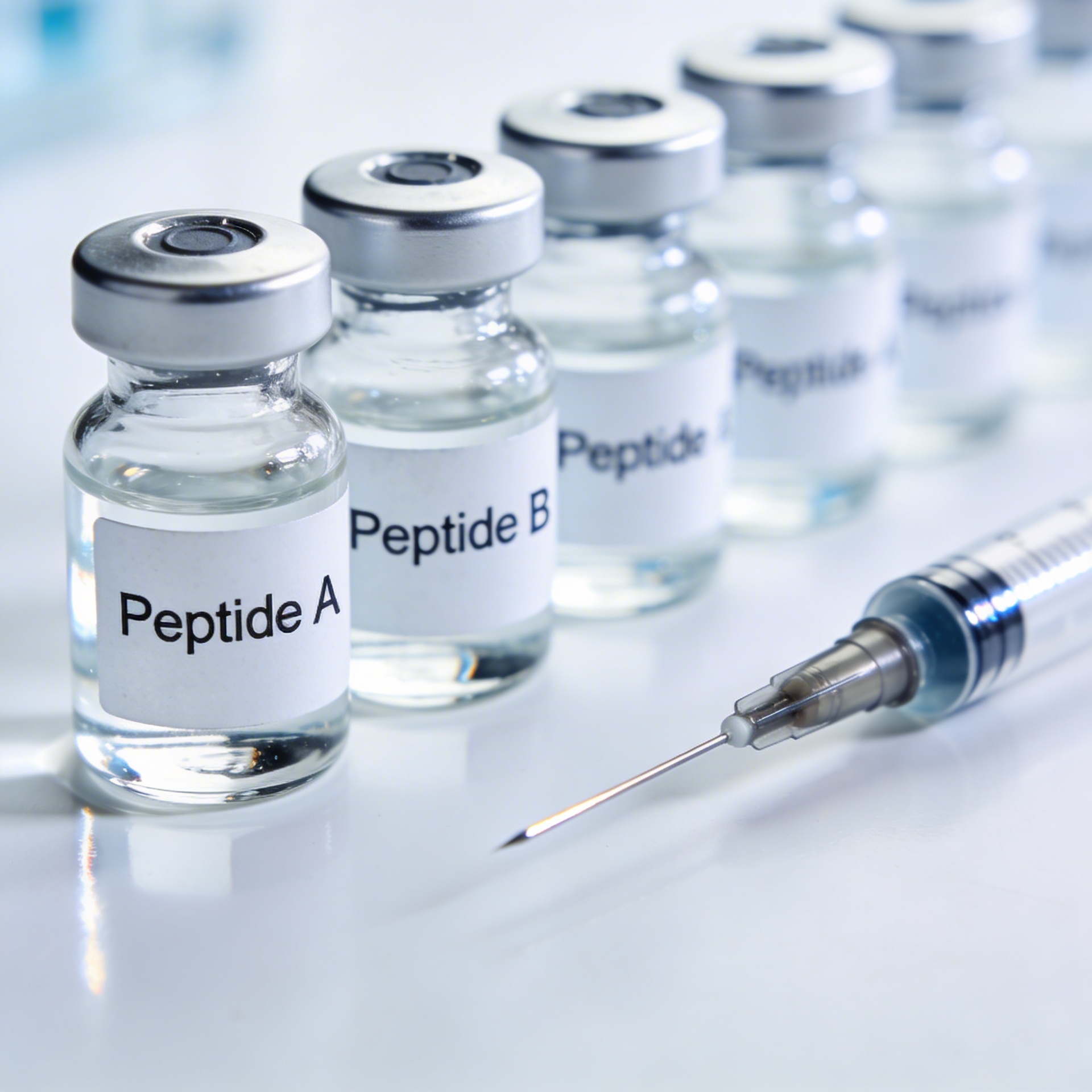 Fiole de Rétatrutide, triple agoniste GLP-1/GIP/glucagon pour la perte de poids