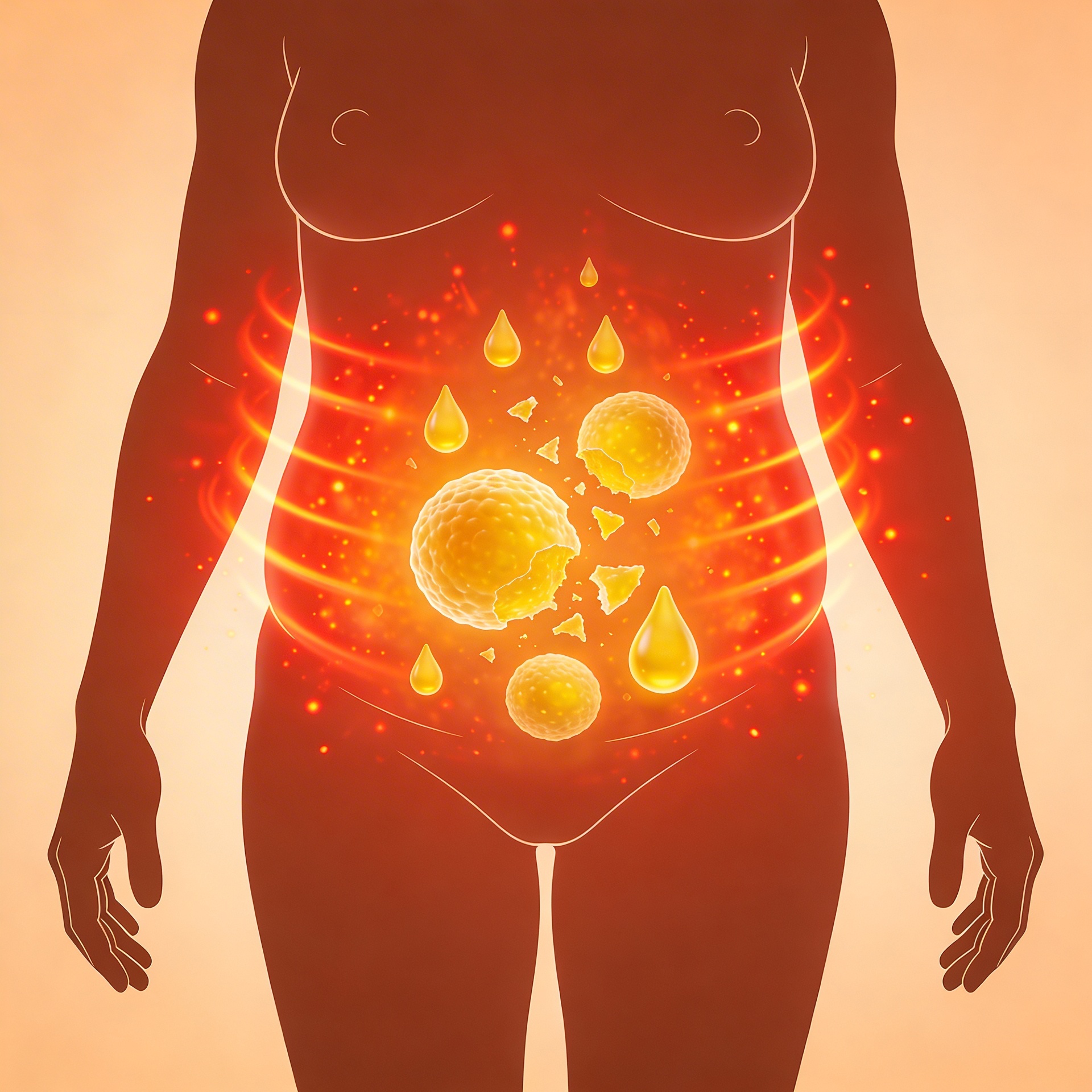 Thermogenèse et glucagon, mécanisme de combustion des graisses